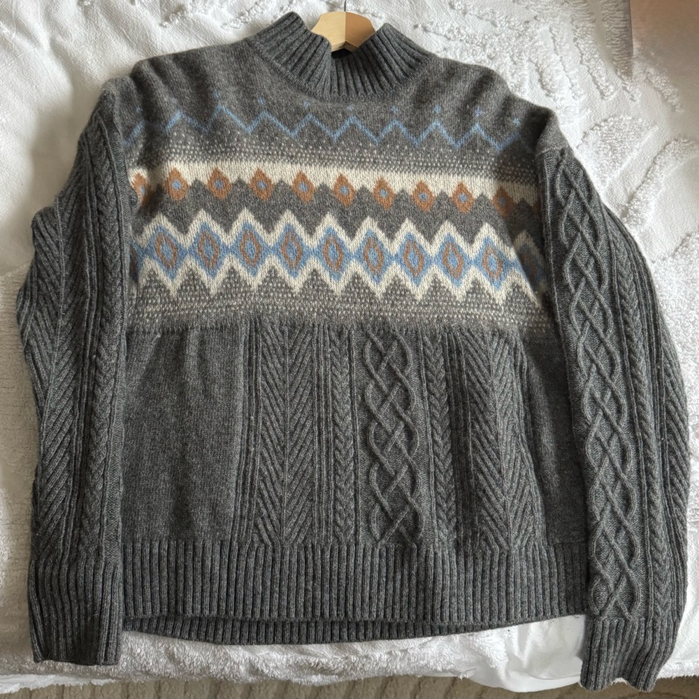 United By Blue Recycled Fairisle Sweater